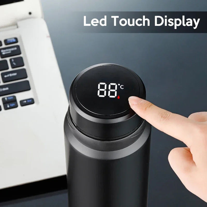 1L Thermal Water Bottle Temperature Display Thermos Bottle Stainless Steel Tumbler Vacuum Flasks Thermos for Water Tea Drinkware